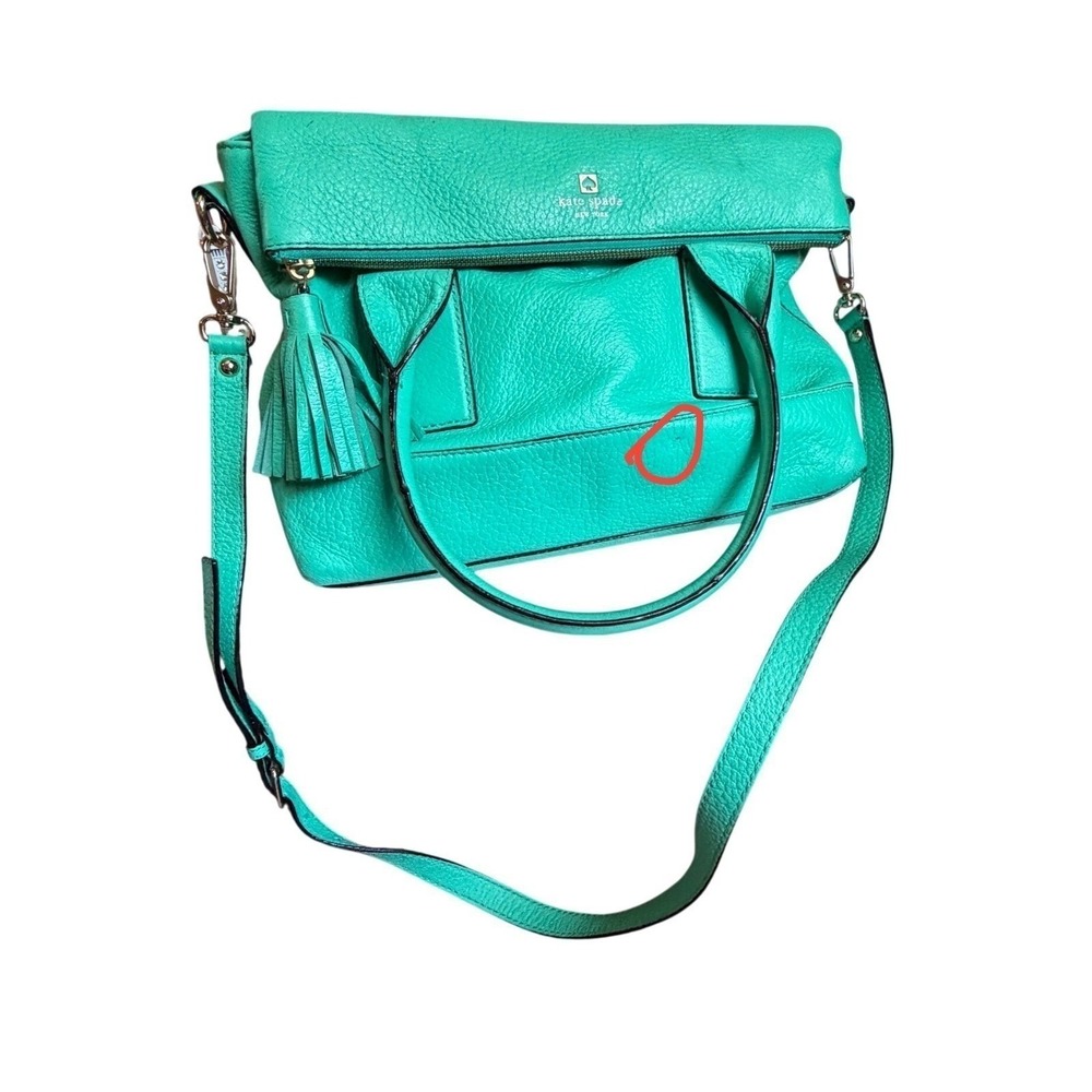 Kate Spade Carmen Southport Avenue Leather Satchel Bag‎ Tassel - Picture 2 of 16